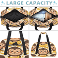 thumbnail image 5 of Herdesigns Monkey Sports Duffle Bag for Women & Men, Funny Cartoon Gym Bag Dance Bag Overnight Bag Carry On Weekender Travel Bag, 5 of 7