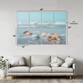 thumbnail image 2 of 8 Pack Art Acoustic Panels Sound Absorbing Beach Ocean Seashell Sandy Seaside Seashells Starfish Sandy Beach Decorative Soundproof Wall Panels Self Adhesive for Nursery Game Room Bedroom 48"x32", 2 of 7