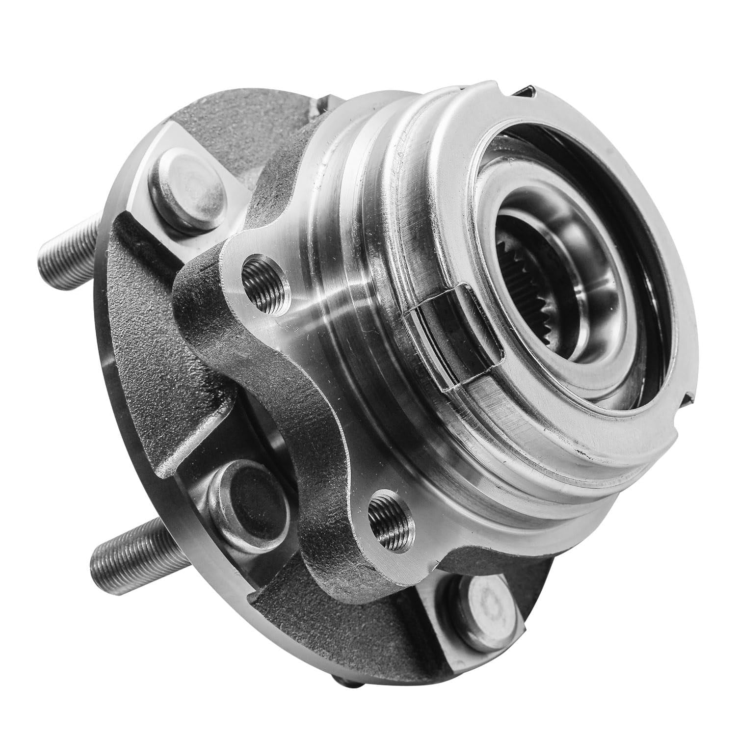 Detroit Axle -  Front Wheel Bearing Hub Assembly for 2007 2008 2009 2010 2011 2012 Nissan Altima [2.5L 5 Lug w/ABS]