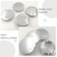 thumbnail image 4 of unbranded 4Ud Tapas Para Cubierta De Llanta Color Plata Protección Duradera Accesorios Para Auto, 4 of 8