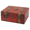 thumbnail image 2 of Caja De Almacenamiento De Joyería Con Cerradura De Madera Vintage De Tamaño Pequeño, Caja De Tesoro Decorativa ANGGREK  Otros, 2 of 8