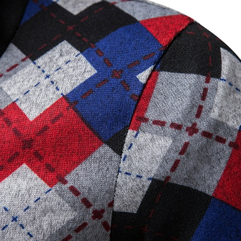 lystmrge Cowl Neck Horn Button Single Breasted Cardigan Mens Man