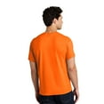 thumbnail image 3 of Gildan Hi-Vis Short Sleeve Safety Shirt | High Visibility Durable Construction Workwear, Safety Orange T-Shirt, 50/50 Cotton/Polyester, Size- M, 3 of 5