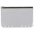 thumbnail image 1 of serony 10 Pieces Zipper Pouch Container Convenient PVC Documents Pouches Document Holding Bag Storage Containers for Home Office School A6 Black, 1 of 5