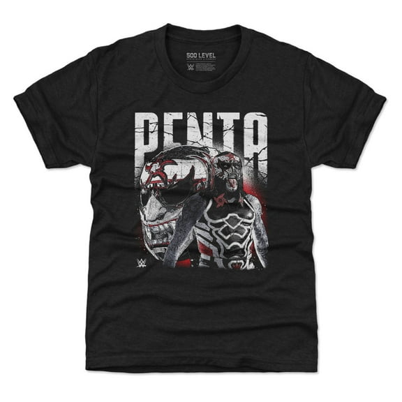 Youth 500 Level Heather Black Penta Mask T-Shirt