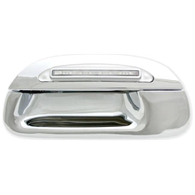 Smoke Lens and Key Hole IPCW FLR97CT2 Ford F150/F250 LD/Super Duty Chrome Tailgate Handle with Red LED 