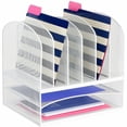 thumbnail image 2 of Safco Mesh Desk Organizer Eight Sections Steel 13 1/2 x 11 3/8 x 13 White 3255WH, 2 of 2