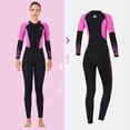thumbnail image 3 of Trajes de buceo con trajes de buceo Mangas largas Pantalones largos Pareja Mantenga cálido Pieles de buceo Traje de surf para snorkeling Natación en agua fría Rosa Red XL 1.5mm Yuarrent OD003628-22, 3 of 7