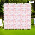 thumbnail image 3 of 8Pcs Artificial Flower Wall Panel Backdrop Wedding Party Background Venue Decor, 3 of 20