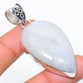 thumbnail image 2 of Natural Rainbow Moonstone Gemstone 925 Sterling Silver Pendant 2.29", 2 of 2