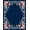 Blue, Pattern 1, variant on ODIKA 2x3 Machine Washable Non-Slip Area Rug, Celestial Garden Mystical Enchanted Ethereal Bloom Whisper High Traffic Rug, Blue, 517689