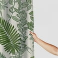 thumbnail image 3 of PRATYUS Sage Green Leaves Shower Curtain, Plant Bathroom Shower Curtain, Waterproof Fabric Botanical Shower Curtain 69x72, 3 of 7