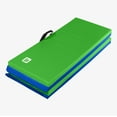 thumbnail image 3 of We Sell Mats Folding Personal Fitness Exercise Mat, 4' x 6' Lime Green-Blue, 3 of 9