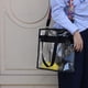 thumbnail image 5 of Bolsos De Hombro De Cuerpo Cruzado De Pvc Transparente Bolso De Compras Transparente Con 2 Correas De Hombro De Moda Ajustables Y Bolsillo Con Cremallera Cateissary AP008097-02, 5 of 6