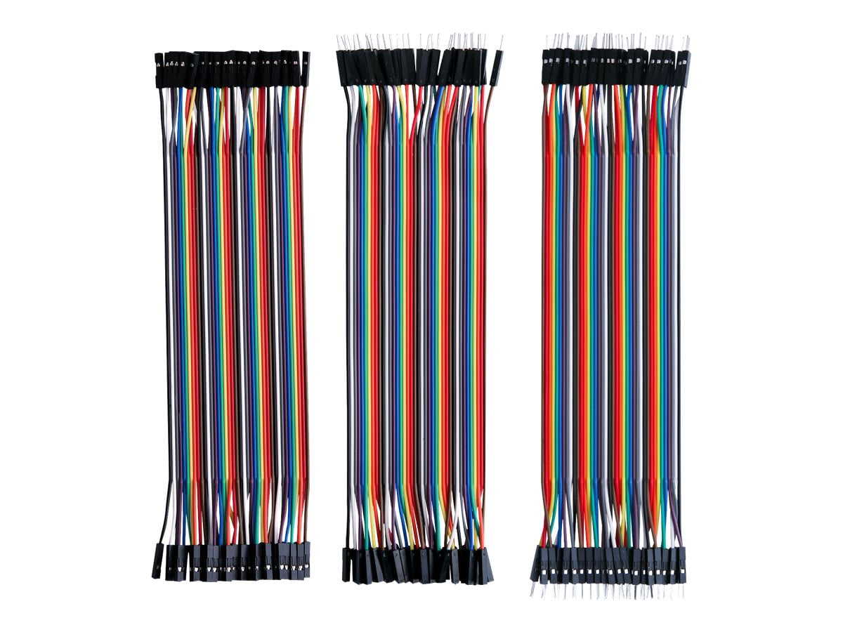 Elegoo EL-CP-004 120pcs Multicolored Dupont Wire 40pin Male to Female ...