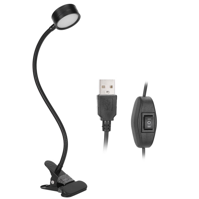 Clip On Light, 360° Angle Adjustable Clamp Table Lamp For Office For Reading For Students For Teacher