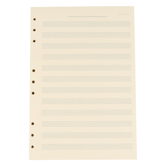 HOOWIFFY Loose-Leaf Notebook Refills White 100 Sheets Refill Paper for Binders and Notebooks