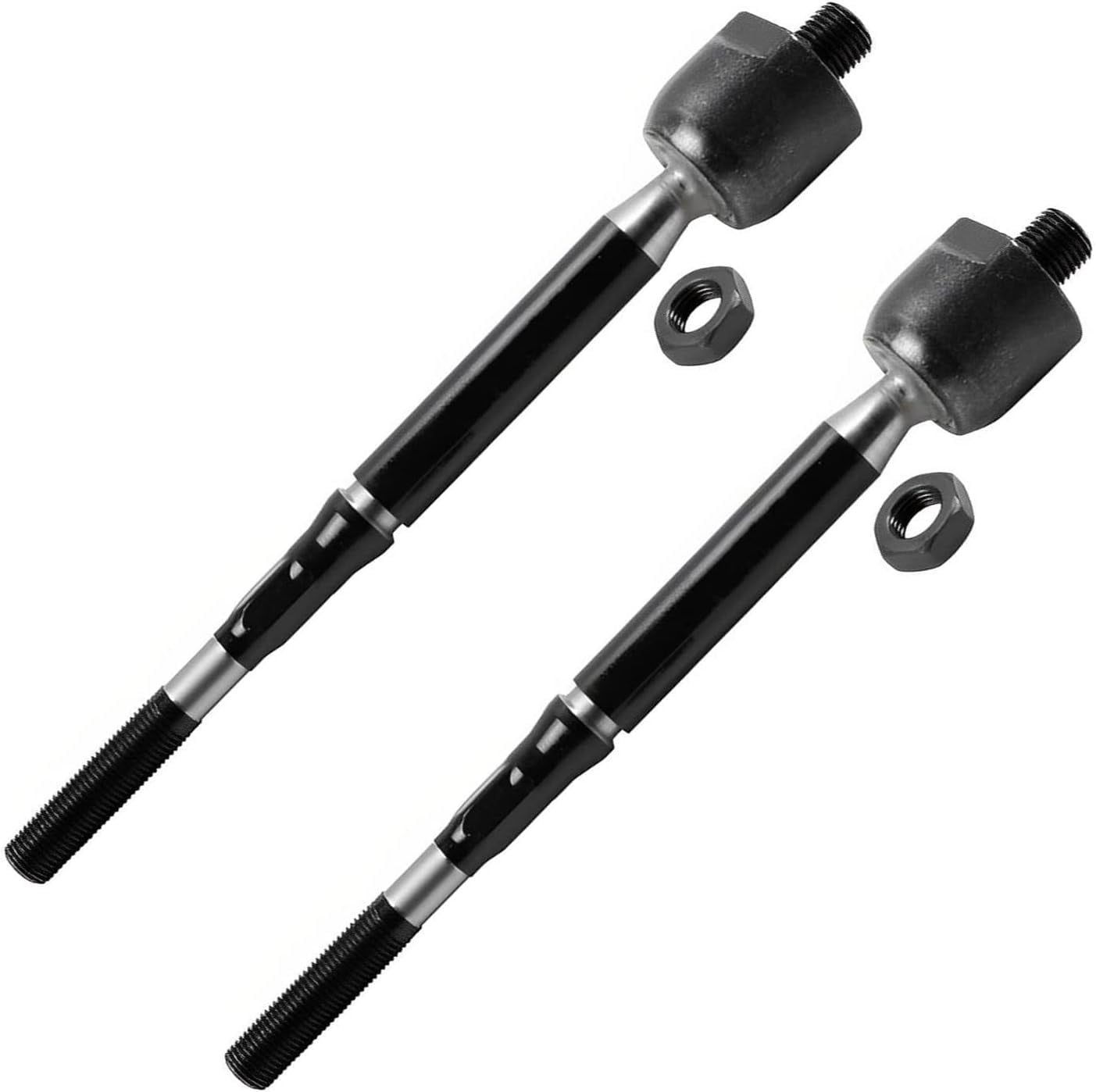 Detroit Axle - Front Inner and Outer Tie Rod Ends Replacement for 2012-2019 Nissan Micra Versa Note - 4pc Set