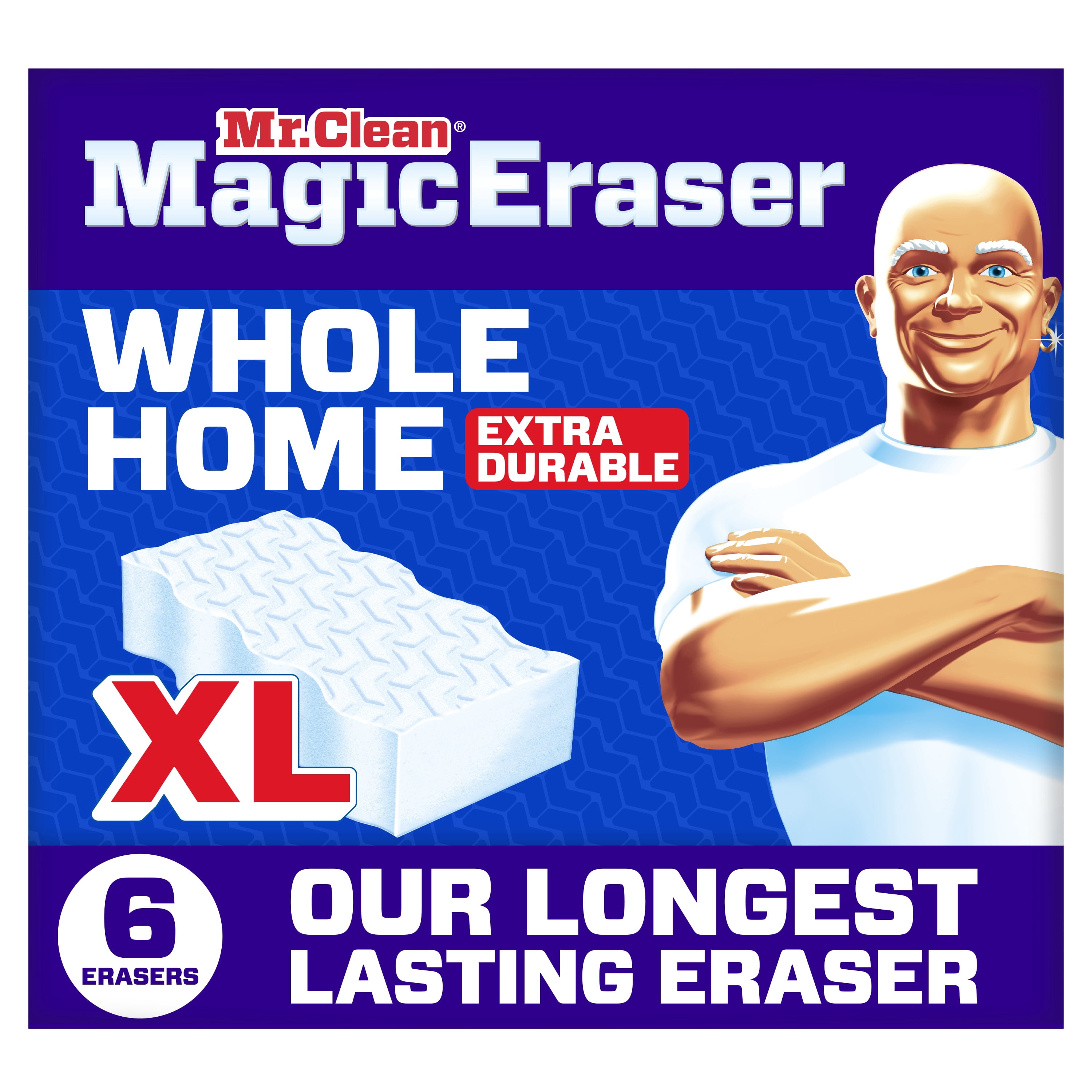 (3 pack) Mr Clean Magic Eraser Whole Home XL 6ct