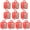 White, variant on Opvise 10Pcs 1/2/4/6 Grid Christmas Gift Box Decorative Handheld Festival Props White Card Chic Xmas Present Box Red