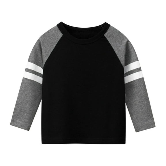 Toddler Long Sleeve T-Shirts Graphic Print Girls Comfy Long Tee Boys Long Sleeve Undershirts for Little Kids 3-4 Years
