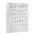 thumbnail image 4 of Stupell Industries Laundry Symbols Guide Typography Painting White Framed Art Print Wall Art, 11 x 14, 4 of 10