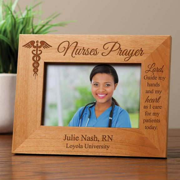 Personalized Nurses Prayer Frame