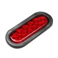thumbnail image 3 of 2x Red+2x White 6" Oval 10 LED Trailer Truck Reverse Backup Stop Tail Lights 12V, 3 of 8
