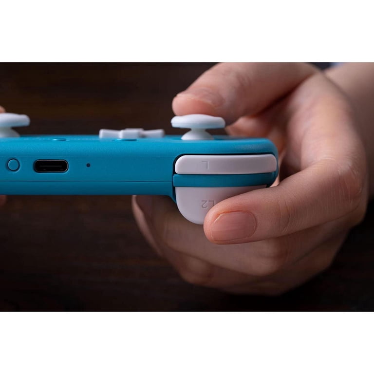 8BitDo Lite 2 BT Gamepad - Turquoise, Motion Control for Switch
