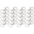 thumbnail image 4 of Swivel Lanyard Snap Hook, Rust-Proof 20Pcs Key Chain Clip, With Clip Zinc Alloy For Key Chain Lanyard Zipper Handle Handbag 7x14mm Small Clip With 12mm Inner Diameter Key, 4 of 8