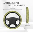 thumbnail image 5 of Daiia Cute Tractor Steering Wheel Cover Auto Steering Wheel Covers Breathable Anti-Slip Steering Wheels Car Interior Decor Accessories for Men Women Universal 15 Inch, 5 of 8