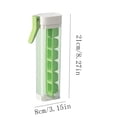 thumbnail image 3 of Ice Cube Tray with Handle, 6-Cube Press Ice Maker, One-Hand Pop-Out Release, Compact Freezer Tray for Drinks, Detachable for Easy Cleaning, BPA-Free Plastic, 3 of 5
