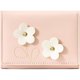 thumbnail image 1 of Cartera pequeña y linda para niñas y mujeres, carteras delgadas de tres pliegues con flores, bolsillo para efectivo, tarjetero de cuero PU, monedero con ventana de identificación (ROSA), 1 of 5