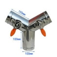 thumbnail image 2 of Válvula de conducto de , conector de conducto de 3 vías, compuerta de ventilación tipo Y con válvulas dobles, compuerta de regulación de para Diámetro exterior 100 mm, 2 of 8