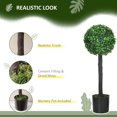 thumbnail image 4 of HOMCOM 2 Piece 6ft Artificial Tree Bamboo for Indoor Outdoor Home Decor, 4 of 10