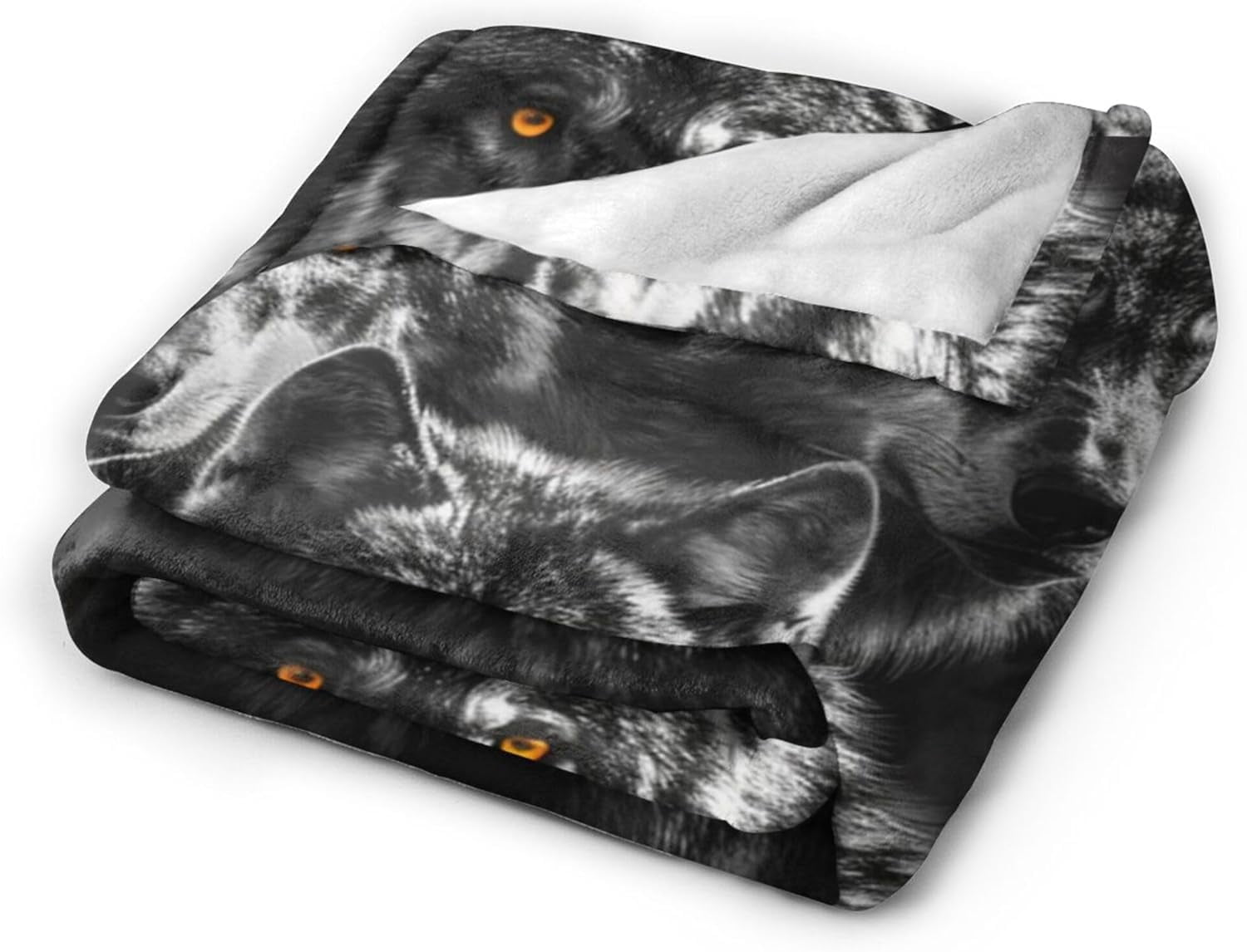 Wolf Blanket Wolf Throw Blanket Wolf Gifts and Decor Animal Blanket for Girls Women Men Boys Soft Warm Cozy Fleece Blanket for Couch Sofa \u200bBed 80"x60"