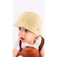 thumbnail image 2 of Wear Sierra Enjoy Summer Holidays Toddler Sun Hat, Soft Blend, UV Protection, Almond, One Size, 2 of 3