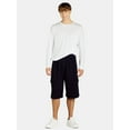 thumbnail image 4 of Wrangler Men’s Big and Tall Cargo Fleece Shorts, 10” Inseam, Sizes 1XL-6XL, 4 of 6