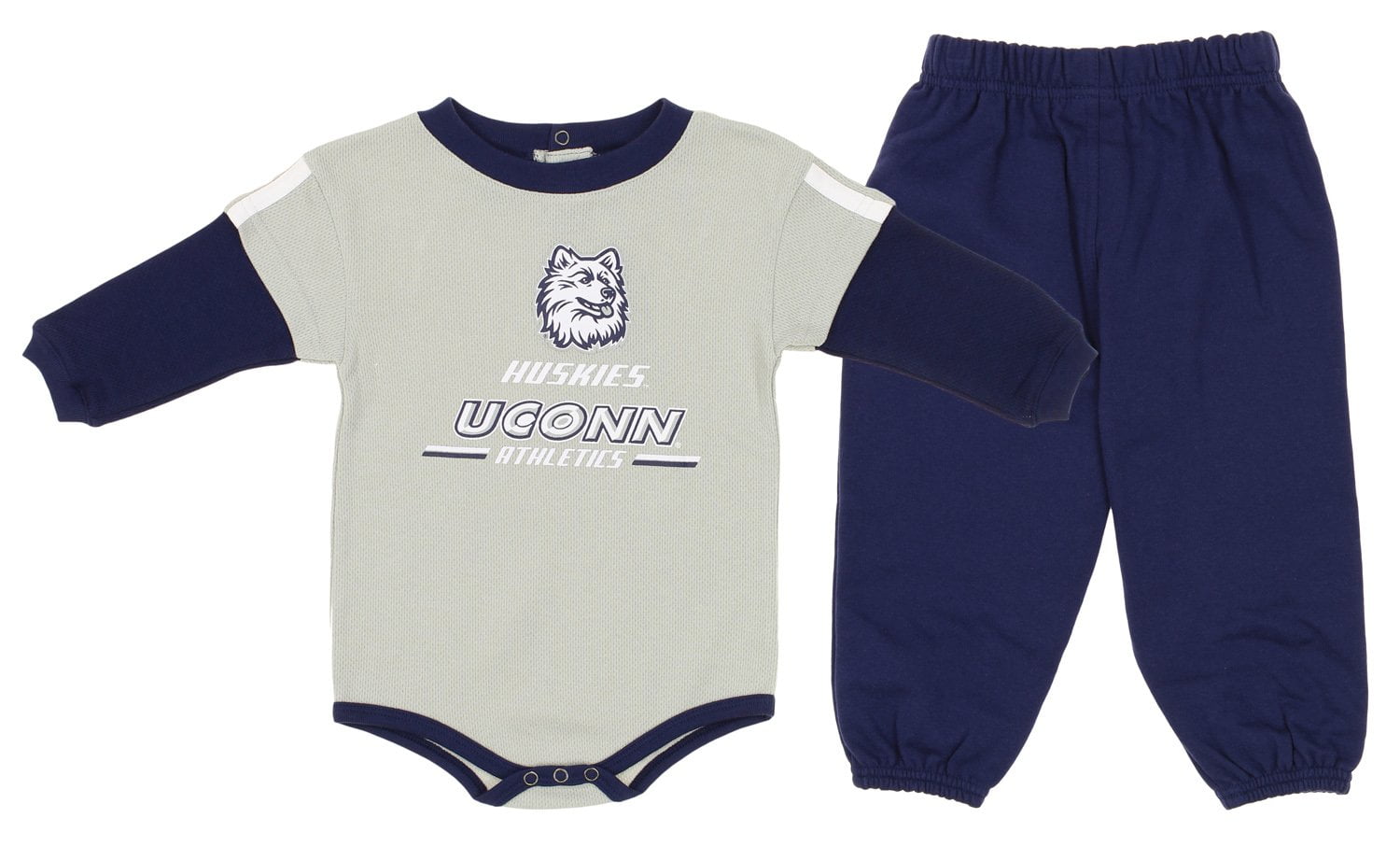 Outerstuff NCAA Unisex-Baby Sleepwear Long Sleeve Tee and Pant Set 