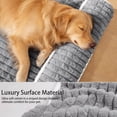 thumbnail image 3 of Exclusivo Mezcla Orthopedic Dog Bed with Head Pillow for Medium and Large Dogs 36"x24", Removable and Machine-Washable Cover, Grey, 3 of 9