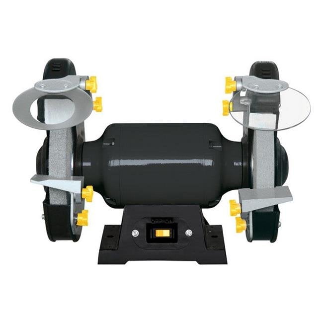 Steel Grip SBG200NL 4.8 amp Bench Grinder LED Lights 8 in.