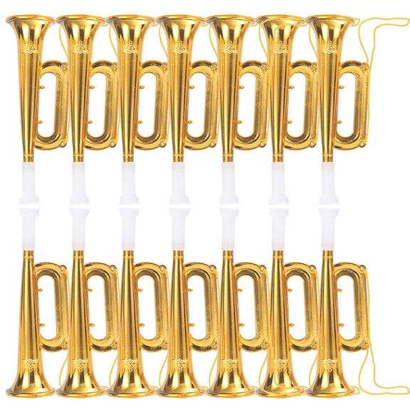 LEORX 20Pcs Childrens Trumpet Plastic for Birthday Party Lung Capacity Exercise