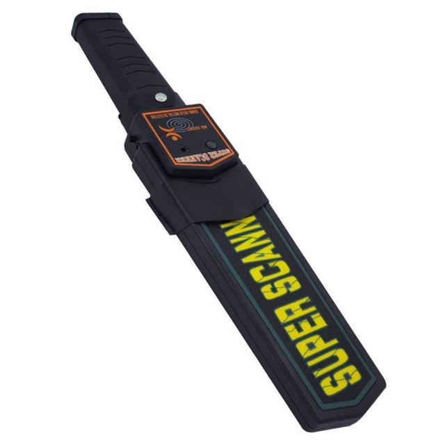 Detector de metales portátil con lámpara de alarma Escáner de metales de alta precisión para control de seguridad en exteriores