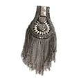 thumbnail image 5 of Xinyolin 1Pc Vintage Rivet Tassels Shoulder Brooch Badge Suit Epaulette Clothes Decor, 5 of 7