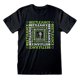 thumbnail image 1 of Beetlejuice - Camiseta Estampado Repetido para Adultos Unisex (Negro, Verde, Blanco), 1 of 2