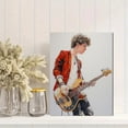 thumbnail image 2 of Bass Guitarist Canvas Print Wall Art for Living Room Bedroom Music Room Studio Office Bar Cafe Decor, 2 of 8
