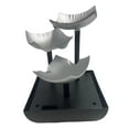 thumbnail image 5 of kowaku Indoor Tabletop Fountain Meditation Waterfall Creative with Lights Decoration Unique Waterfall Fountain for Housewarming Gift Silver, 5 of 9
