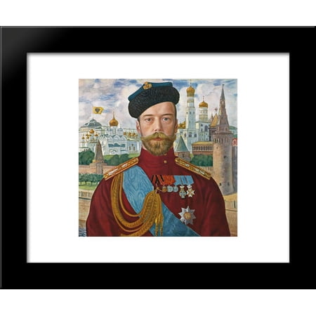 Tsar Nicholas II 20x24 Framed Art Print by Boris Kustodiev