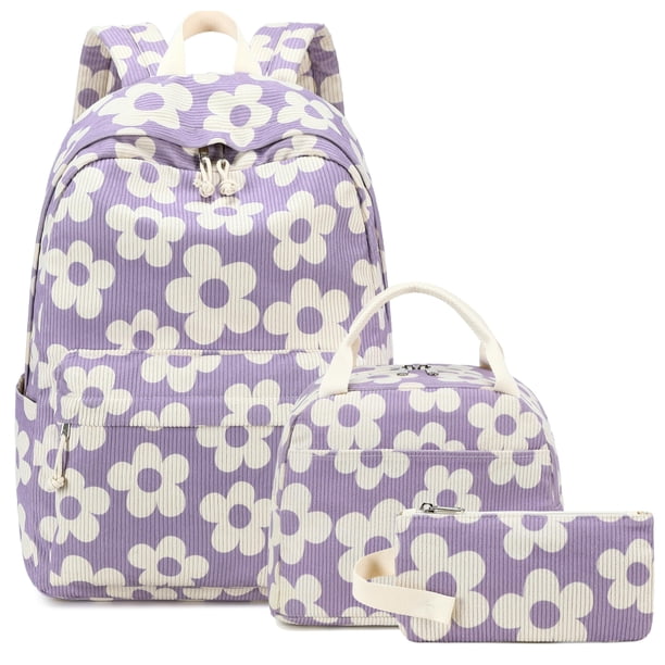 Mochila Escolar Bluboon para Adolescentes Niñas y Niños con Lonchera