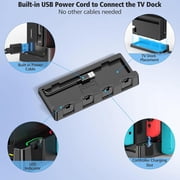 Switch Controller Charging Dock Station with Charging Cable, joycon Charger Dock for OLED, Switch Accessories for Gamer